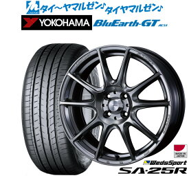 [5/23～26]割引クーポン配布新品 サマータイヤ ホイール4本セットウェッズ ウェッズスポーツ SA-25R16インチ 6.5Jヨコハマ BluEarth ブルーアース GT (AE51) 195/60R16