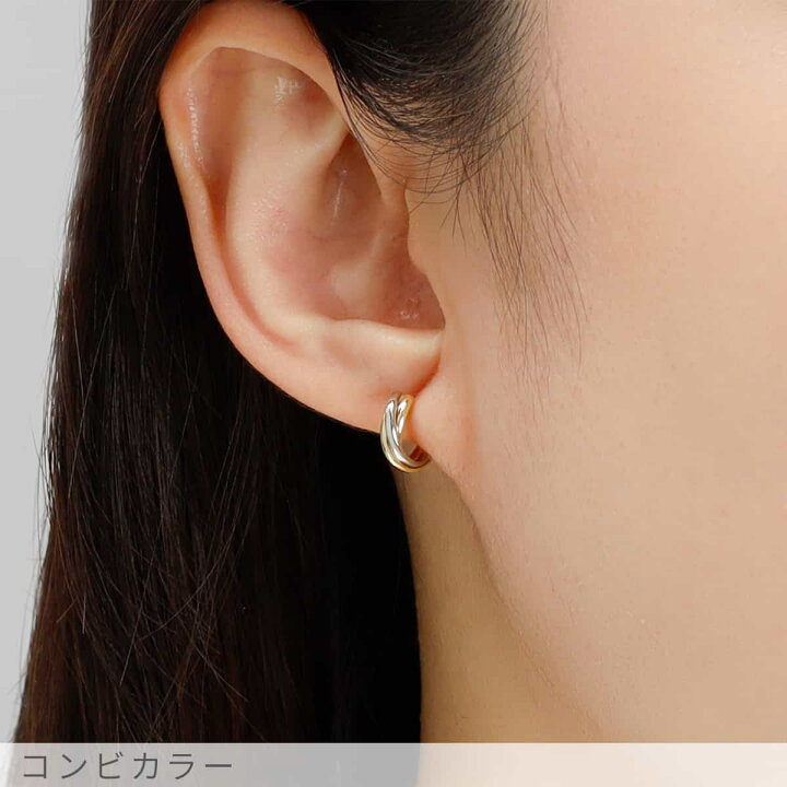 楽天市場】【10％OFFクーポン】【即納可】 地金 ピアス トリニティ 18 