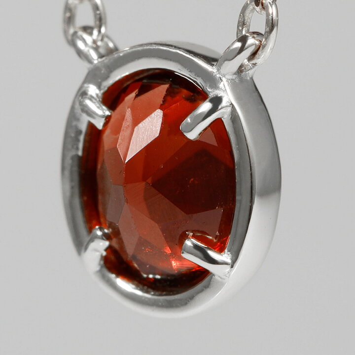 楽天市場】ガーネット ネックレス 0.3カラット 18金 イエローゴールド  