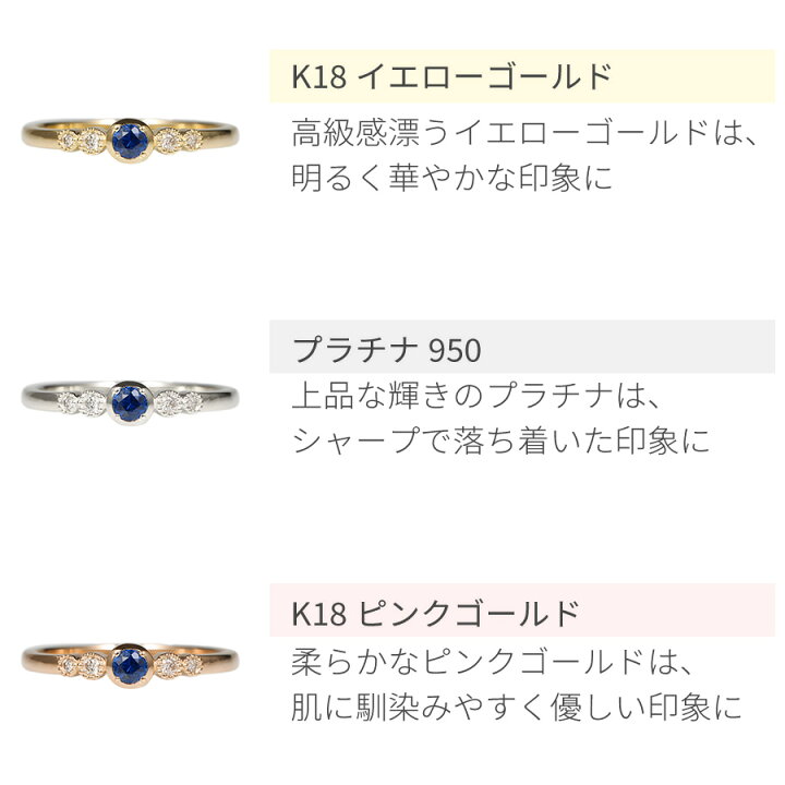 楽天市場】【2000円OFFクーポン】 サファイア ダイヤモンド リング 0.1 