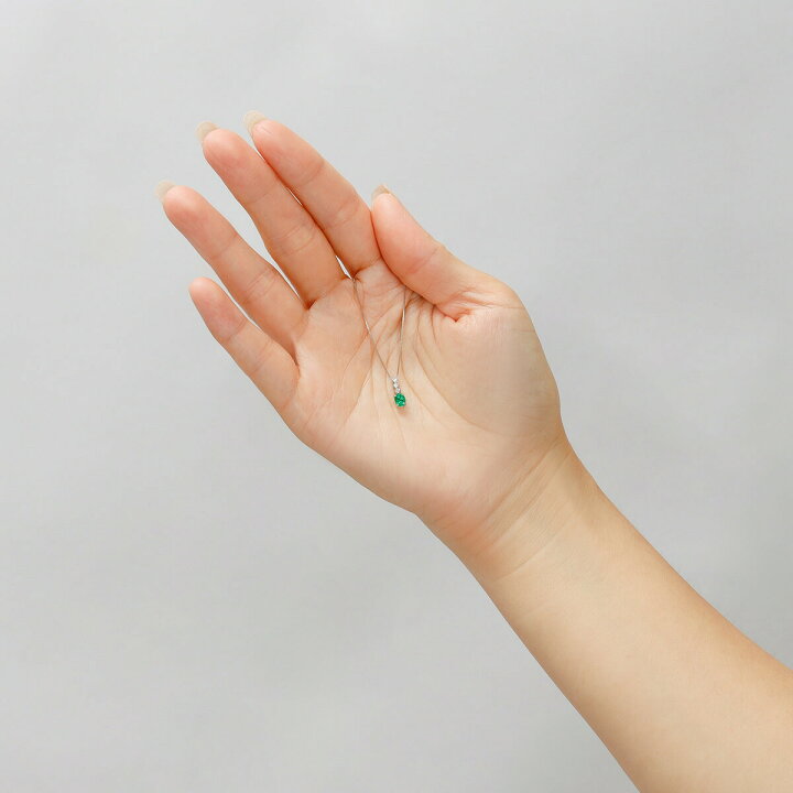 楽天市場】【10％OFFクーポン】【限定品】 エメラルド ネックレス 0.2 