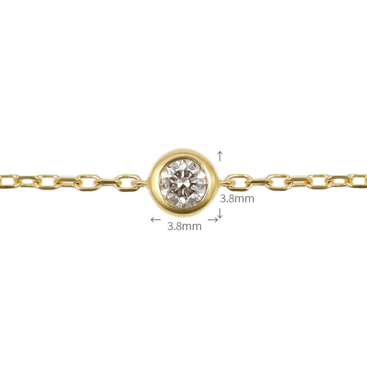 楽天市場】【SS限定 10％OFF！】 ダイヤモンド ブレスレット 0.1 