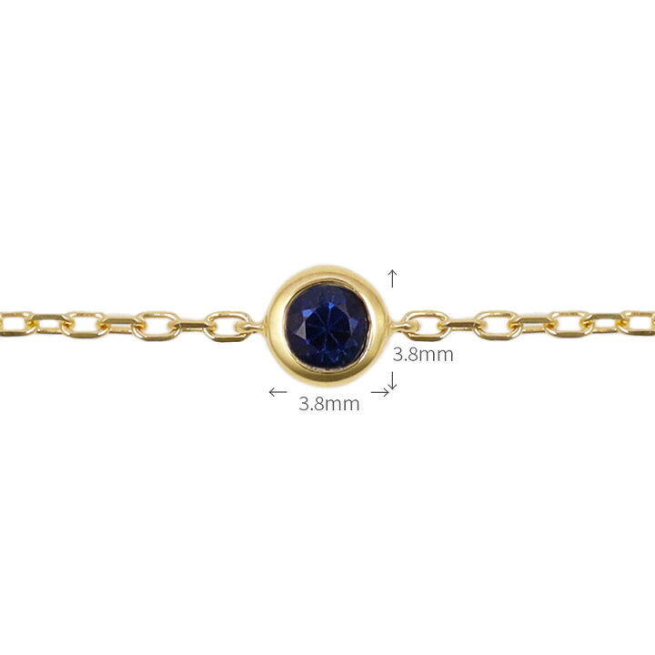 楽天市場】【SS限定 10％OFF！】 サファイア ブレスレット 0.1 