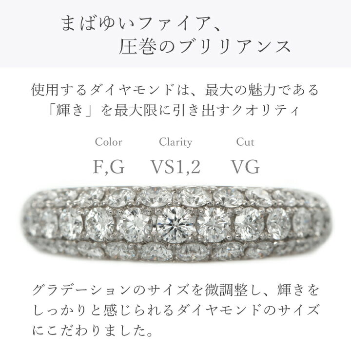 楽天市場】【2000円OFFクーポン】 ダイヤモンド パヴェ リング 1  
