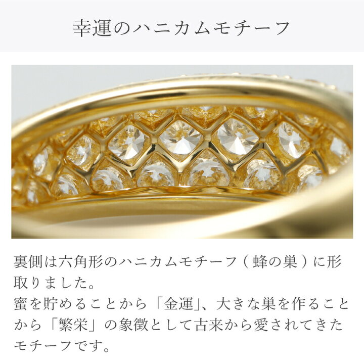 楽天市場】ダイヤモンド パヴェ リング 2カラット 2ct 18金 k18 18k 