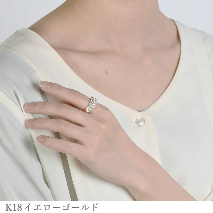 楽天市場】【10％OFFクーポン】 ダイヤモンド パヴェ リング 3カラット 