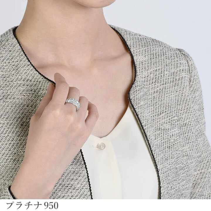 楽天市場】【10％OFFクーポン】 ダイヤモンド パヴェ リング 3カラット 