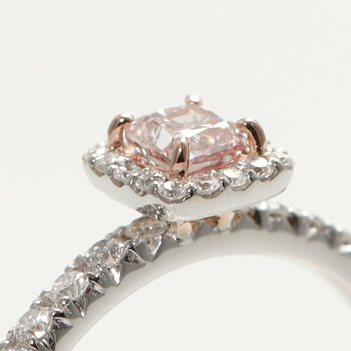 楽天市場】【2000円OFFクーポン】 天然 ピンクダイヤモンド リング 0.2  