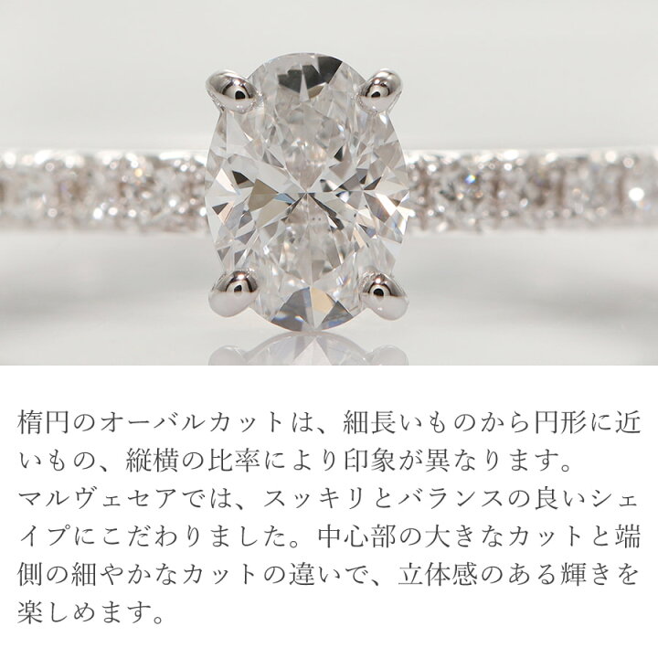 楽天市場】【DカラーVS1 GIA鑑定書】 ダイヤモンド リング 0.5カラット 