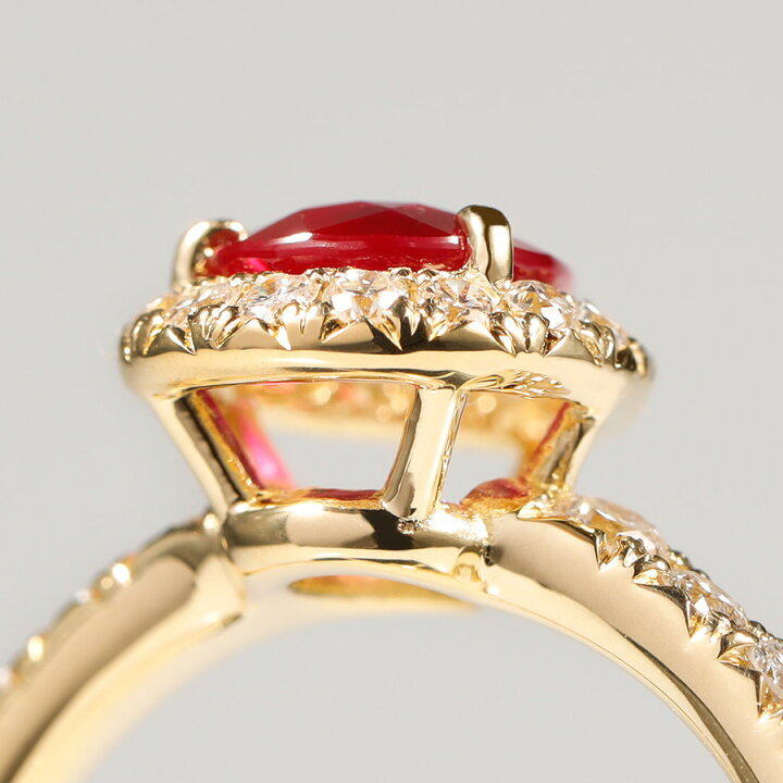 楽天市場】【2000円OFFクーポン】【鑑別書】 ルビー リング 1カラット  