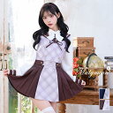 [正規品]【即納】コスプレ 制服 学生 女子高生 スクールガール 緩苺 K-POP アイドル ユニフォーム JK 高校生 セーラー服 ブレザー チェック柄 ミニスカ クラシカル レディース 大人 女性 ハロウィン malymoon マリームーン【s9936】