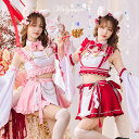 [正規品]【即納】コスプレ 新年 巫女 メイド アニマル ネコ 猫耳 レッド ホワイト ピンク レディース 大人 女性 ハロウィン malymoon マリームーン【10123】