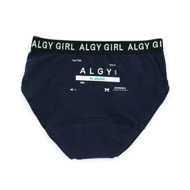 2枚以上で送料無料！【ALGY アルジー 女児サニタリーショーツ 女の子 キッズ パンツ 135cm-165cm】[ジュニアショーツ インナーショーツ サニタリー 生理 小学生 女の子 下着 肌着 パンツ 子供 くま ハート ロゴ 総柄]