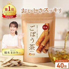 温活農園 公式 ごぼう茶 国産 2g×40包 無添加 残留農薬検査済 最強翌日配送 送料無料 おいしい ゴボウ茶 腸活 ティーバッグ ティーパック 牛蒡茶 健康茶 母乳 ノンカフェイン 水溶性食物繊維