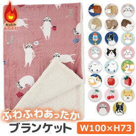 【 冬物クリアランス★30％OFF 】【送料無料】フレンズヒル ブランケット ひざ掛け 冬 膝掛 かわいい ボア付き 73×100cm 暖かい 毛布 寒さ対策 冷え防止 お昼寝 防寒 大人 レディース ひざかけ オフィス キッズ 赤ちゃん 女性 ベビーケット スローケット 腰巻 大きめ 裏ボア