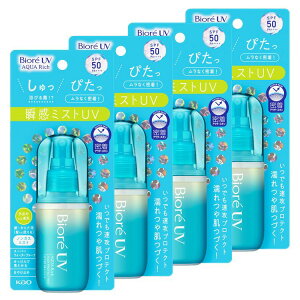 4�Z�b�g�z�r�I��UV �A�N�A���b�` �A�N�A�v���e�N�g�~�X�g 60ml�ԉ� BioreUV ���Ă��~�� UV�΍� ��E�S�g SPF50 PA++++ �X�[�p�[�E�H�[�^�[�v���[�t ���O�� �܂Ƃߔ��� KAO