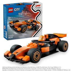 ���S LEGO 60442 CITY �V�e�B F1 �G�t���� �}�N���[���� ���[�X�J�[ �h���C�o�[ F1(R) McLaren ���[�X�J�[�ƃh���C�o�[ 60442 ���S �N���X�}�X �v���[���g