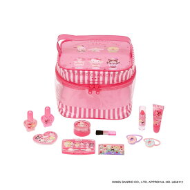 サンリオキャラクターズP ビニールバニティメイクアップバッグ 900069キッズコスメ キッズ コスメ メイク プレゼント 玩具 サンリオ バニティ メイクセット 玩具 レイス