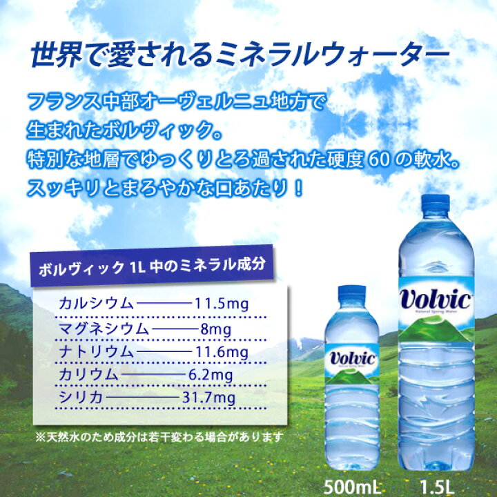2年保証 ボルヴィック ミネラルウォーター 500ml 48本 送料無料 一部地域除く Materialworldblog Com