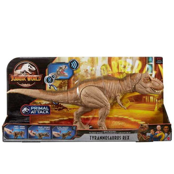 楽天市場 ジュラシック ワールド スーパーアクション T レックス Gjt60送料無料 Jurassicworld 恐竜 スーパーアクション T レックス ティーレックス アプリ連動 4才以上 おもちゃ フィギュア マテル インターナショナル Tc Xmas21 子育てママの店 ベビー