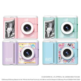 Print Camera プリカ サンリオ ディズニー&ピクサー マカロンピンク ミントグリーン電子玩具 キッズ家電 キッズカメラ トイカメラ プリントカメラ プリカ セガフェイブ 誕生日 クリスマス プレゼント アウトドア 旅行 子供 子ども こども キッズ 小学生