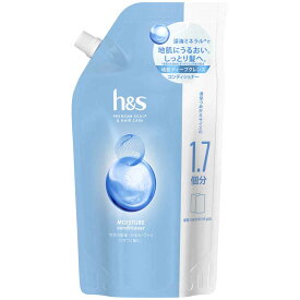 h&s(エイチアンドエス) シャンプー550ml/コンディショナー550g 詰め替え地肌ケア 深海ミネラル 乾燥・かゆみ つめかえ用 まとまる しっとりなめらか ジンクピリチオン P&G モイスチャー リペア【D】