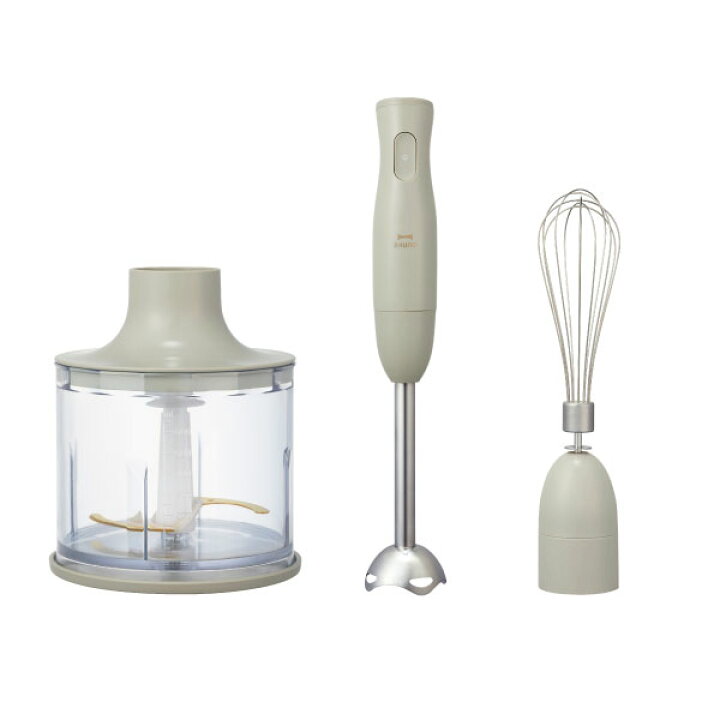 楽天市場 チョッパー レシピ付き おしゃれ みじん切り ミキサー フードプロセッサー ハンドミキサー ハンドブレンダー ハンディ スムージー フローズンマシン 泡立て器 氷 砕ける 離乳食 電動 プレゼント 調理家電 キッチン家電 北欧 Bruno マルチスティックブレンダー