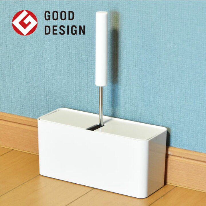 楽天市場 コロコロクリーナー ケース付き おしゃれ カーペットクリーナー 粘着クリーナー 粘着ローラー コロコロケース 収納ケース スタンド 掃除道具 掃除用品 掃除用具 ホワイト 白 モノトーン雑貨 インテリア雑貨 北欧 デザイン リビング Marna マーナ コロコロ