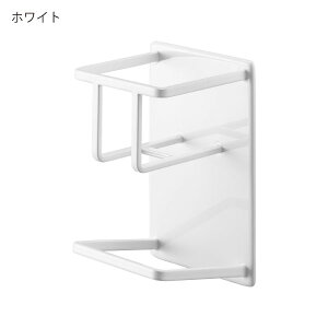 スポンジホルダー スリム おしゃれ 磁石付き 壁掛け towerシリーズ 公式 yamazaki 新作 スポンジ置き キッチンラック キッチン雑貨 北欧 タワーシリーズ 新商品 ヤマザキ ホワイト ブラック 白