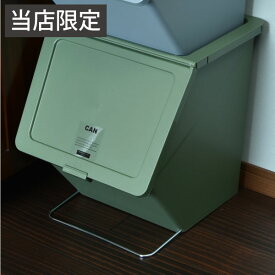 【3大特典】【当店限定色】ゴミ箱 45リットル 分別 ペットボトル 袋が見えない 45L 大きい 屋外用 リビング キッチン ふた付き おしゃれ 積み重ね 3段 北欧 ダストボックス 2段 外置き 大容量 PEANUTS おむつ用 フロントオープン( pelican garbee ペリカン ガービー38L )