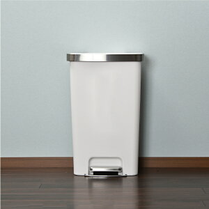 ゴミ箱 おしゃれ 45リットル 45L スリム キッチン ペダル ダストボックス 生ごみ おむつ キャスター付き ふた付き 蓋付きゴミ箱 大きい 約幅30cm リビング 臭わない 袋が見えない 缶 ビン ペッ