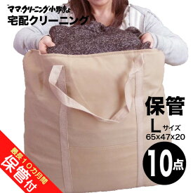 クリーニング Lバッグ 10点まで 詰め放題 保管 付き最大 10点パック防寒着、コート、ダウンに最適 料金追加で浴衣クリーニングできます 送料無料！宅配クリーニング 10点まで詰め放題しみ抜き無料【サービス特集認定商品】