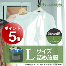 【エントリーでポイント5倍! 2026/3/4 20:00～3/11 1:59】クリーニング　詰め放題　Lサイズ詰め込み三昧　何枚入れてもOK　宅配 クリーニング　料金追加で浴衣クリーニングできます　送料無料 入るだけ入れて下さい【サービス特集認定商品】