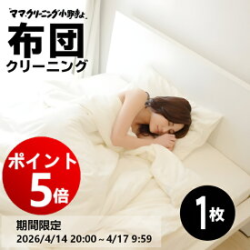 【エントリーでポイント5倍！2026/4/14 20:00 ～ 4/17 9:59】布団クリーニング・ふとんクリーニング【羽毛布団丸洗い1枚】羽毛ふとん専用【送料無料】専用バッグに詰め込んでください