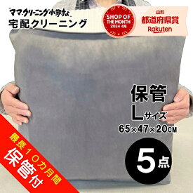 クリーニング　5点まで詰め放題（Lサイズ）保管付　クリーニング宅配便・送料無料！宅配便クリーニング・コート、ダウンに最適【サービス特集認定商品】