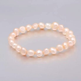 淡水真珠 ブレスレット3色 ホワイト ピンク オレンジ　高品質 7-8mm 結婚式 2次会 卒業式 入学式 お呼ばれ 普段使い 会社 イベント ドレス シンプル 普段使い 天然真珠 女性 真珠のブレスレット ladies コーデ おしゃれ 大人女子 メール便送料無料