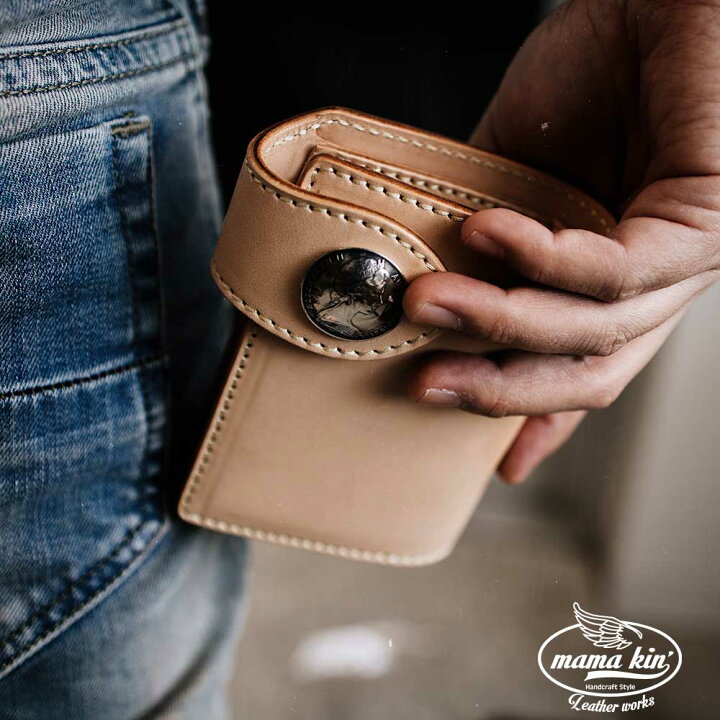 楽天市場】送料無料 栃木レザー ヌメ革 サドルレザー レザーウォレット  