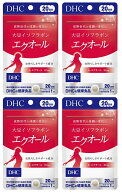 DHC 大豆イソフラボン エクオール 20日分 4個セット(20粒入×4個セット) (4511413406137)