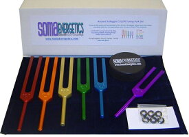 ソルフェジオ 音叉 Solfeggio Etheric Color Tuning Forks カラーチューナー6本セット ソーマエナジェティクス SomaEnergetics社 正規品