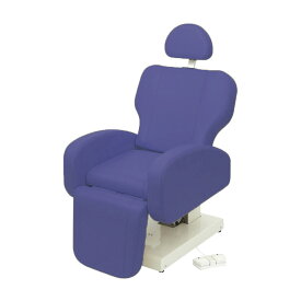 高田ベッド製作所 椅子型診察台TB-1560(64X84CM)ビニルレザーライトブルー 25-2977-0006