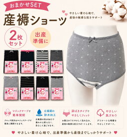 ★大特価★ 産褥ショーツ 2枚 送料無料 さんじょくショーツ 産じょくショーツ 出産 出産準備 マタニティー