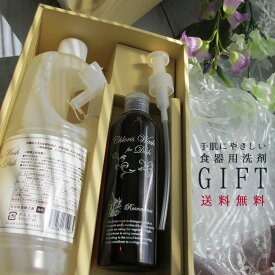 【 お中元 サマーギフト 手肌にやさしい 食器用洗剤『Chloris Wash for Dish 250ml＋専用ポンプ＋ 詰め替え用1000ml ギフトセット』クロリス ウォッシュ フォー ディッシュ 御中元 ラッピング 贈り物 のし 熨斗 お祝い お返し ご挨拶 内祝 実用的 花以外 】 a648