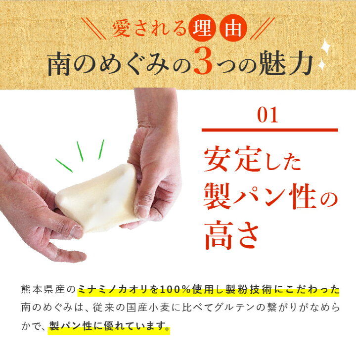 899円 限定モデル 強力粉 mamapan 南のめぐみ 国産パン用小麦粉 2.5kg 899円 限定モデル 強力粉 mamapan 南のめぐみ 国産パン用小麦粉 2.5kg