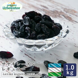 ママパン ウズベキスタン産 サヤキレーズン レギュラー（陰干し） 1kg オイルコーティングなし ノンオイル ドライフルーツ 干しぶどう 漬け込み 大容量_
