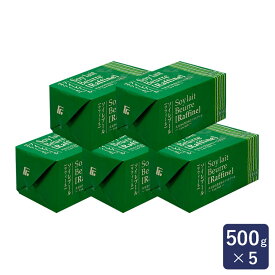 不二製油 ソイレブール ラフィーネ 500g×5（2.5kg） まとめ買い 植物油脂 豆乳クリームバター 減塩_