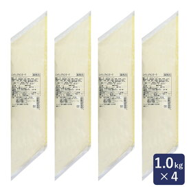 ソントン Fグランデカスタード 1kg×4（4kg）クリーム まとめ買い カスタードクリーム フラワーペースト_