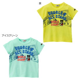 【50%OFF】アメコミ風プリント半袖Tシャツ (100cm・110cm)ミキハウス ダブルビー mikihouse