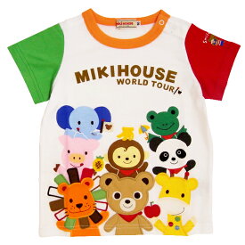 (50%OFF)プッチ―とアニマルTシャツ （90-130cm）ミキハウス mikihouse