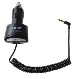 AGPtek Bluetooth搭載USBカーチャージャー*-USB車載充電器-USB充電コネクタ搭載　3.5mmのAUXステレオオーディオレシーバ