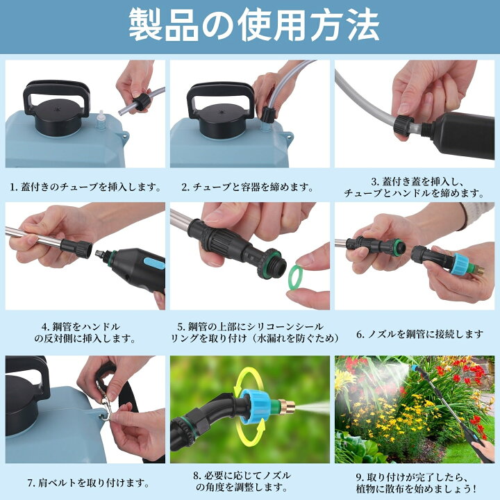 楽天市場】BlumWay 噴霧器 電動噴霧器 USB充電式 電動スプレー 2時間 